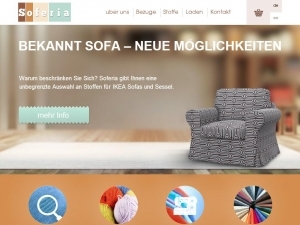 Das ungewöhnliche Angebot ermöglicht es Ihnen, den Bezug für die Couch zu personalisieren